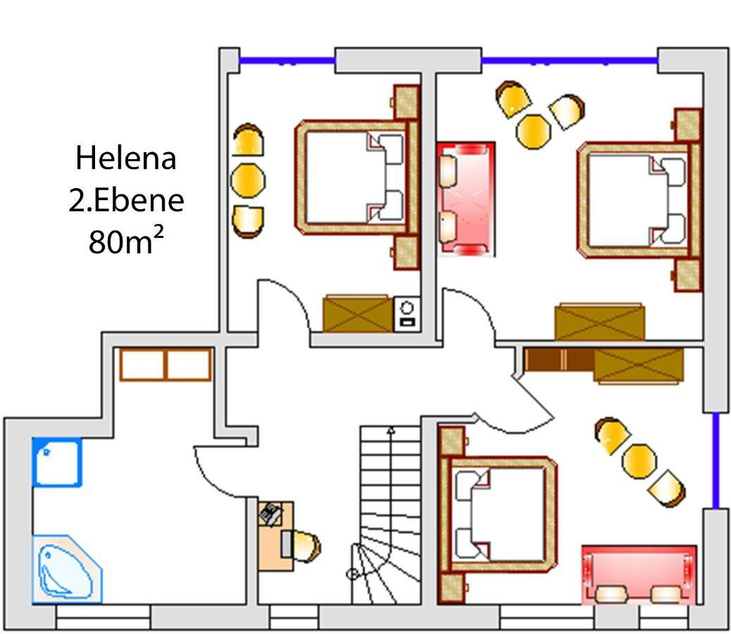 Апартаменты Schweizer Haus Wippra Экстерьер фото